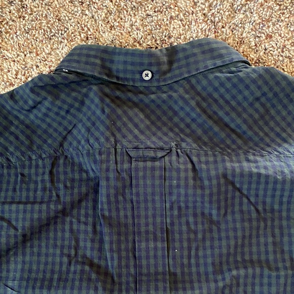 Ben Sherman Dark Green Checkered Casual Shirt - Picture 5 of 5